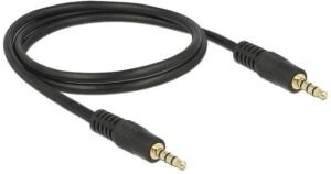 83435 cable de audio 1 m 3,5mm Negro
