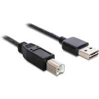0.5m, USB2.0-A/USB2.0-B cable USB 0,5 m 2.0 USB A USB B Negro características