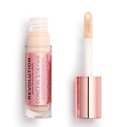 Corrector Líquido Conceal & Define Makeup Revolution C0.7#F1e0c8 precio