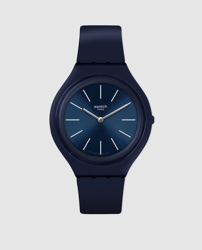 Swatch - Reloj De Hombre Skin SVUN107 De Silicona Azul en oferta