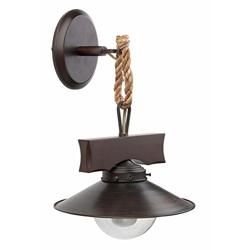 Aplique Nudos rústico, mezcla de materiales características