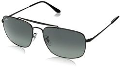 Ray-Ban - Gafas De Sol De Hombre Coronel De Metal En Negro Con Doble Puente características