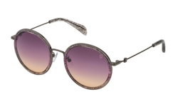 Tous - Gafas De Sol De Mujer Redonda De Metal En Plateado en oferta