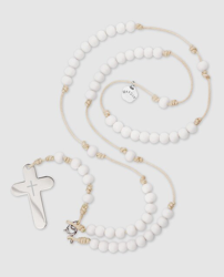 Marduk - Collar Rosario De Plata Con Jade Y Cruz características