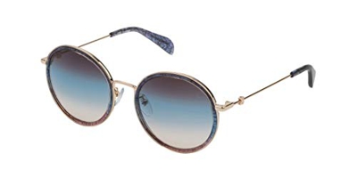 Tous - Gafas De Sol De Mujer Redonda De Metal En Dorado