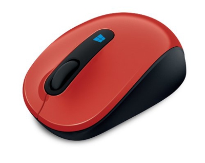 Microsoft - Ratón BlueTrack Sculpt Mobile Rojo