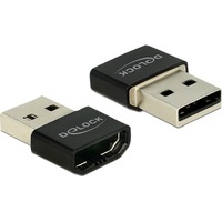 HDMI/USB-A USB2.0-A HDMI-A Negro, Plata, Adaptador