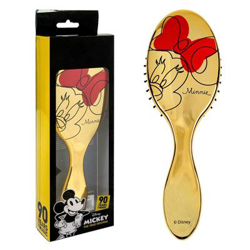 Cepillo Cabello Minnie Disney Dorado en oferta