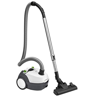 BS 1300 700 W A Aspiradora cilíndrica Negro, Blanco, Aspiradora de suelo