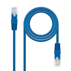 Nano Cable RJ45 Cat.5e UTP AWG24 Azul 1m - Cable Red características