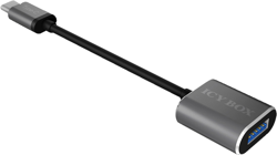 IB-CB010-C cable USB 3.0 (3.1 Gen 1) USB C USB A Antracita, Adaptador precio