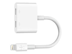 Adaptador de audio + carga Belkin Lightning RockStar para iPhone / iPad en oferta