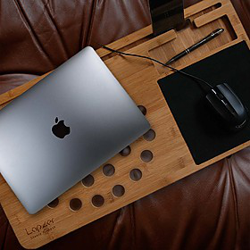 Mesa de bambú diseñada para el portátil precio