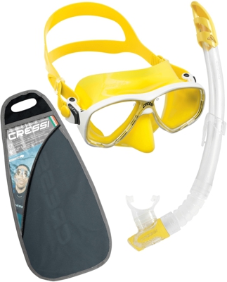 Kit máscara y tubo KIT MAREA VIP COLORAMA (Marea Colorama + Gamma) AMARILLO/B