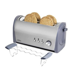 Tostadora de pan Cecotec  con capacidad para cuatro tostadas, Steel&Toast 2L en oferta