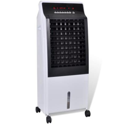 Aparato de aire acondicionado portátil vidaXL con purificador, 8 L, 65W, Blanco precio