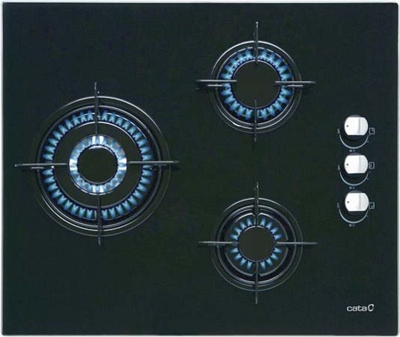 Encimera Cata LCIB 6021 BK Integrado Encimera de gas Negro
