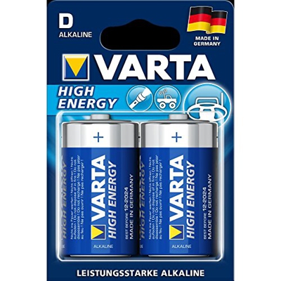 High Energy D Single-use battery Alcalino, Batería