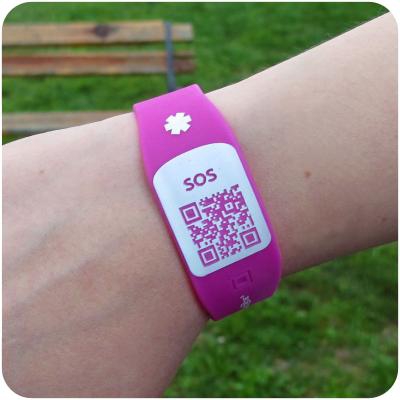Pulsera Identificación Código QR
