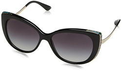 Bulgari 0Bv8178 901/8G 57 Gafas de Sol, Negro (Black/Gray), Unisex-Adulto precio