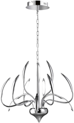 Pendelleuchte Kronleuchter chrom Designer Leuchte LED Modern en oferta