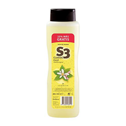 Perfume S3 unisex S-3 CLASSIC FRESH colonia 600 ml + 25% características