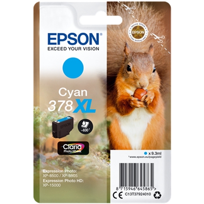 Epson Cartucho de Tinta C13t37924010 Squirrel Cian XL Xp-8500 Xp-8505 Xp-15000