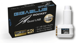 Gigablue Rocket Quad Multifeed LNB 40mm Feed 0.1dB 3D 4K Full HD Ready precio