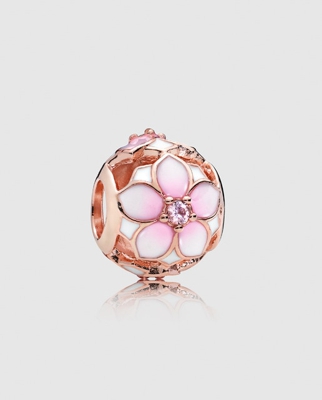 PANDORA ROSE Charm Element 782087 NBP Magnolien Blüte Bead