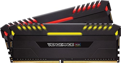 Corsair Vengeance RGB - Kit de Memoria Entusiasta de 16 GB (2 x 8 GB, DDR4, 3000 MHz, C15, XMP 2.0) Negro