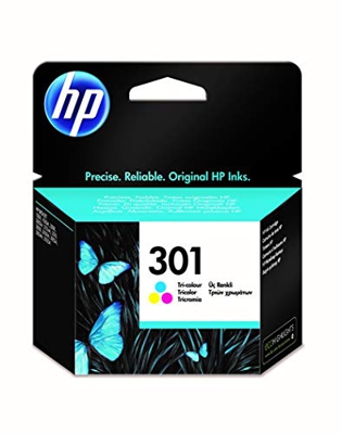 Cartucho tinta original HP CH562EE Nº301 tricolor C/M/Y. Alto rendimiento