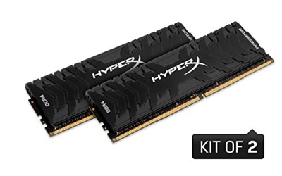 HyperX Predator - Memoria RAM de 32 GB (DDR4, Kit 2 x 16 GB, 3200 MHz, CL16, DIMM XMP, HX432C16PB3K2/32)