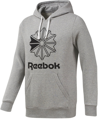 Reebok Classics Big Logo Hoodie medium grey heather (DT8131)
