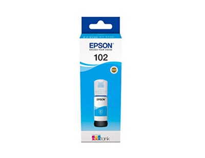 102 EcoTank Cyan ink bottle, Tinta