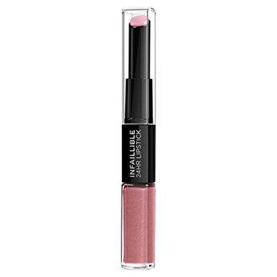 Barra De Labios Infalible 24H Loreal 110 Timeless Rose #C87a83