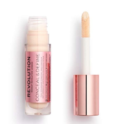 Corrector Líquido Conceal & Define Makeup Revolution C0.1#Fbe6d1