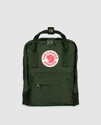 Fjällräven - Mochila Unisex Kanken Mini 23561 De Vinilo Impermeable En Verde características