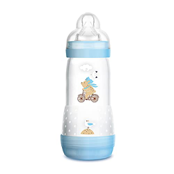 MAM - Biberón Anticólico Ultrasuave Tacto Seda Tetina Silicona (320 Ml.) +4 M. Celeste precio