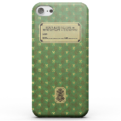Harry Potter Slytherin Text Book Phone Case for iPhone and Android - iPhone 6S - Carcasa rígida - Mate precio