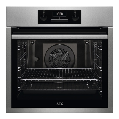 AEG - Horno Multifunción BES231111M Con Sistema De Limpieza Aqua Clean Inox