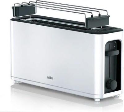 PurEase Toaster HT 3110 WH tostadora Negro, Blanco 1000 W