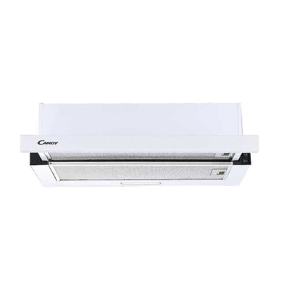 Candy - Campana Telescópica CBT625/2W Con Control Mecánico Blanco