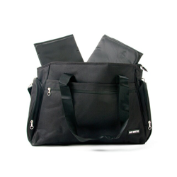 Pasito A Pasito - Bolso Cambiador Gemelar Baby Monsters Easy Twin Negro en oferta