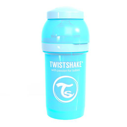 Twistshake - Biberón Anticólico Tetina Silicona (180 Ml.) Azul Pastel características