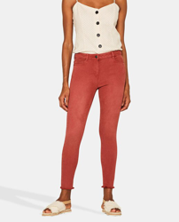 Compra Esprit - Pantalón De Mujer Cropped En Color Terracota al mejor  precio - Shoptize