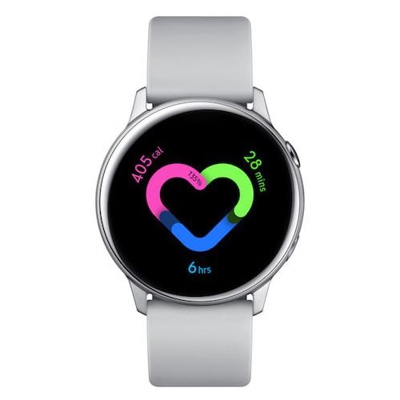 Samsung - Reloj Inteligente Smartwatch Galaxy Watch Active 40 Mm Plata
