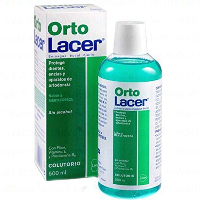 OrtoLacer® Enjuague bucal diario Sabor menta
