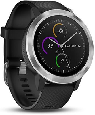 Garmin Vívoactive 3 Silicona negra, acero inoxidable