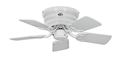 Ventilador de techo CasaFan 5075061 Classic Flat 75-III blanco o gris / blanco