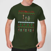 Home Alone Men's Christmas T-Shirt - Forest Green - M - Forest Green características